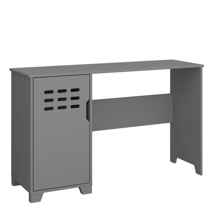 Escritorio de 1 puerta en gris Folkestone