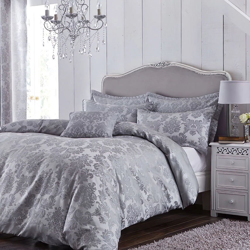 Damask Jacquard Bed Set