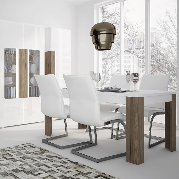 KFP HOME | Everyday Collection - Dining table in Oak Effect and White