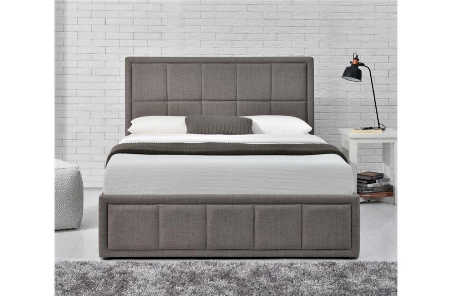 Cushioned Ottoman Style Kingsize bed