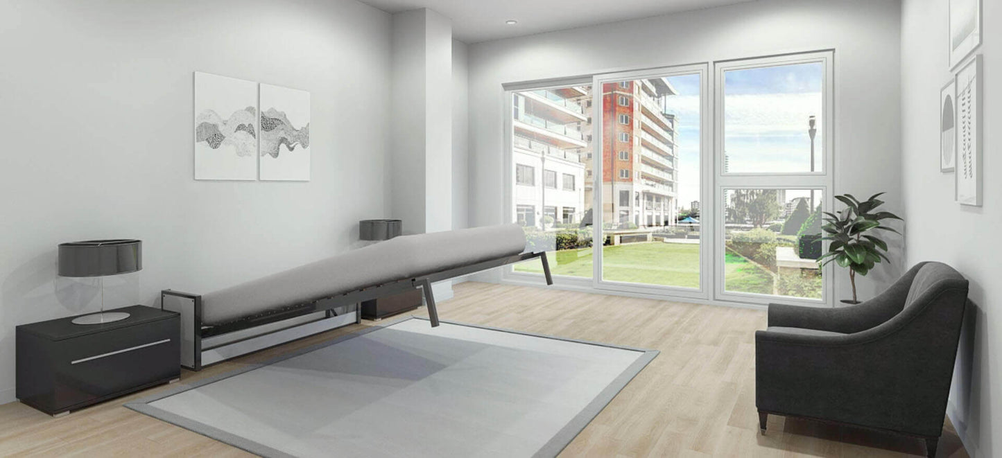 Studio Double Horizontal Wall Bed 135cm x 190cm