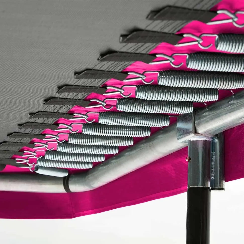 7ft x 10ft Salta Pink Rectangular Comfort Edition Trampoline with Enclosure