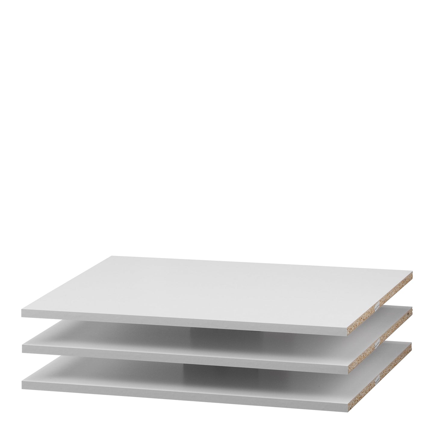 The 'Patsy' Collection. Sliding Wardrobe 120cm in White with White Doors with 5 Shelves