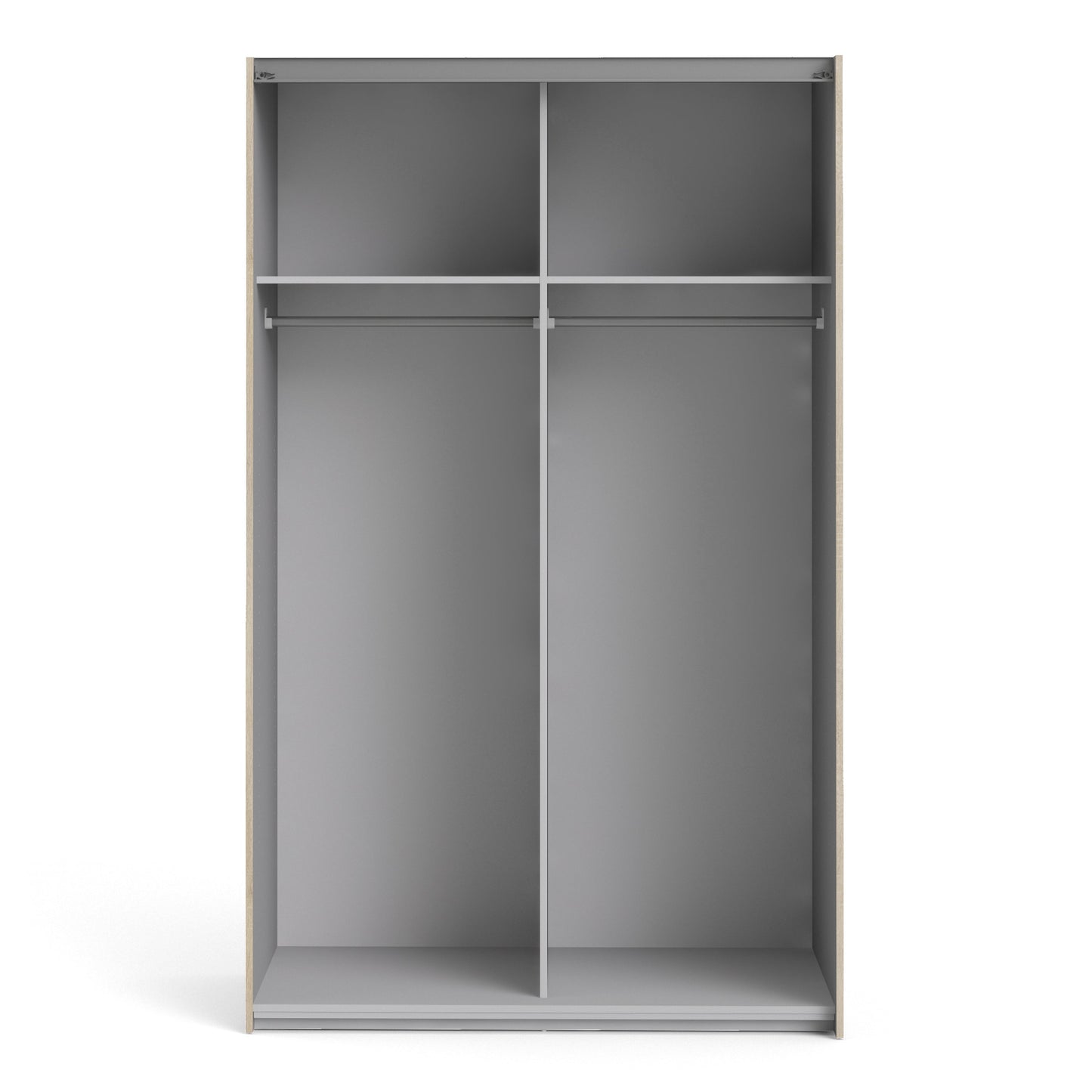 The 'Patsy' Collection. Sliding Wardrobe 120cm in Oak with Oak Doors with 2 Shelves