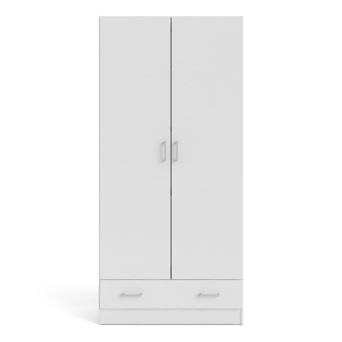 KFP HOME | Everyday Collection - Double door wardrobe with drawer