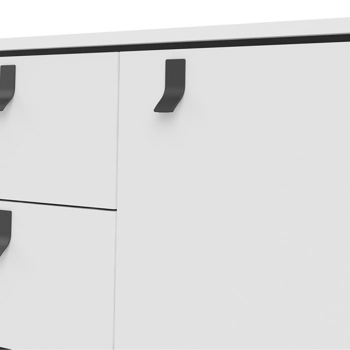 Rye Sideboard 2 Doors 2 Drawers in Matt White