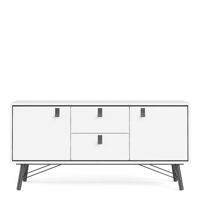 Rye Sideboard 2 Doors 2 Drawers in Matt White