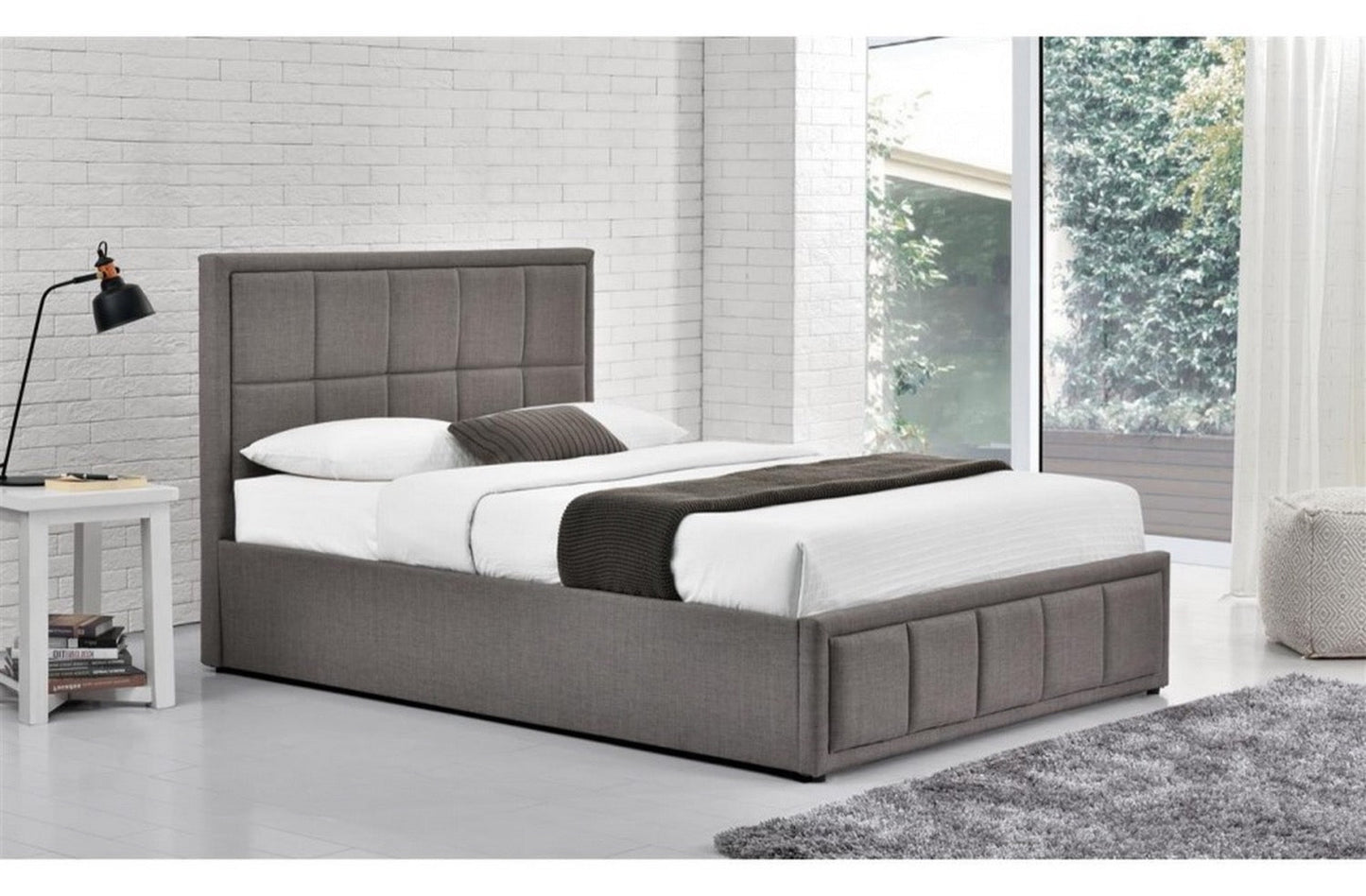 Cushioned Ottoman Style Kingsize bed
