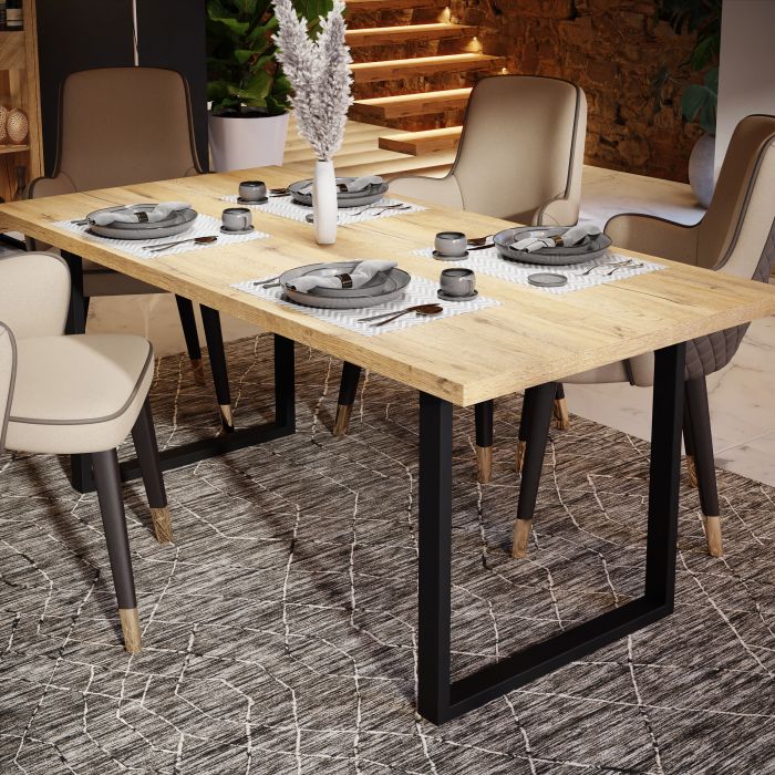 Table à manger en chêne Bartex