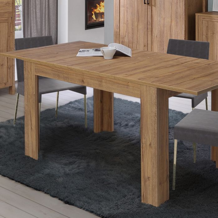 Table à manger extensible 120 cm en chêne Waterford