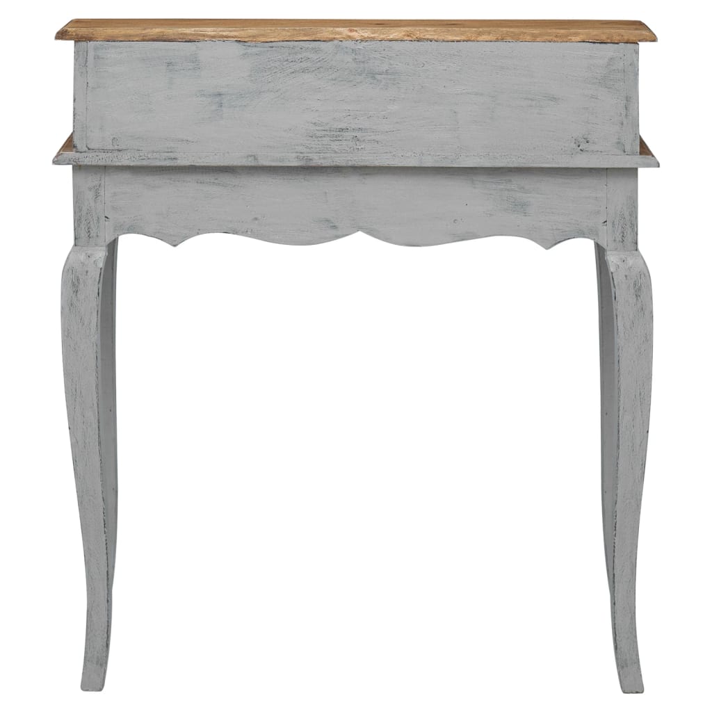 Bureau en bois d'acajou massif 80x40x92 cm