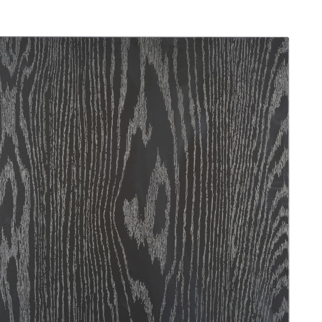 Bureau d'ordinateur Noir 120x60x138 cm
