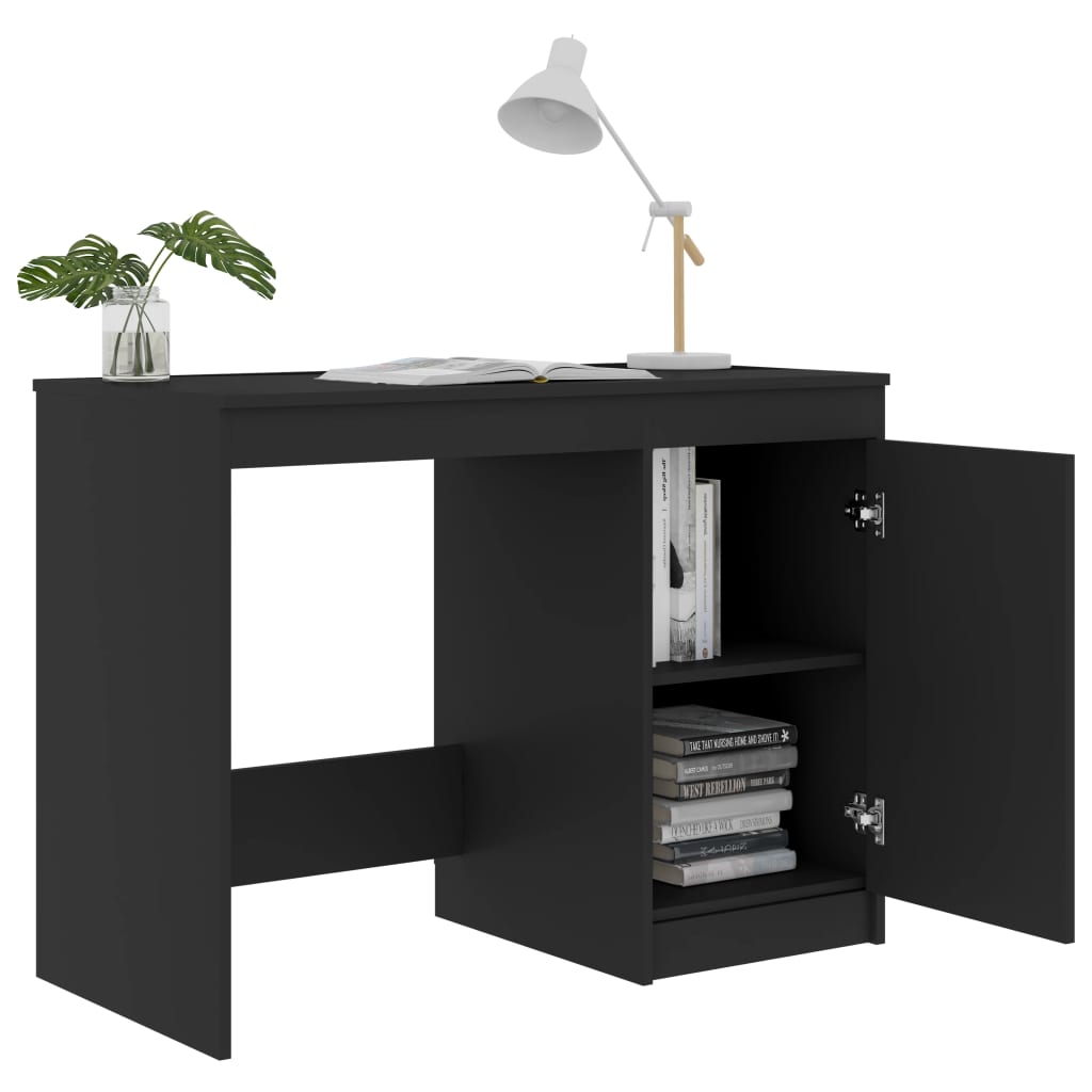 Escritorio Gris 100x50x76 cm Madera Ingenierizada