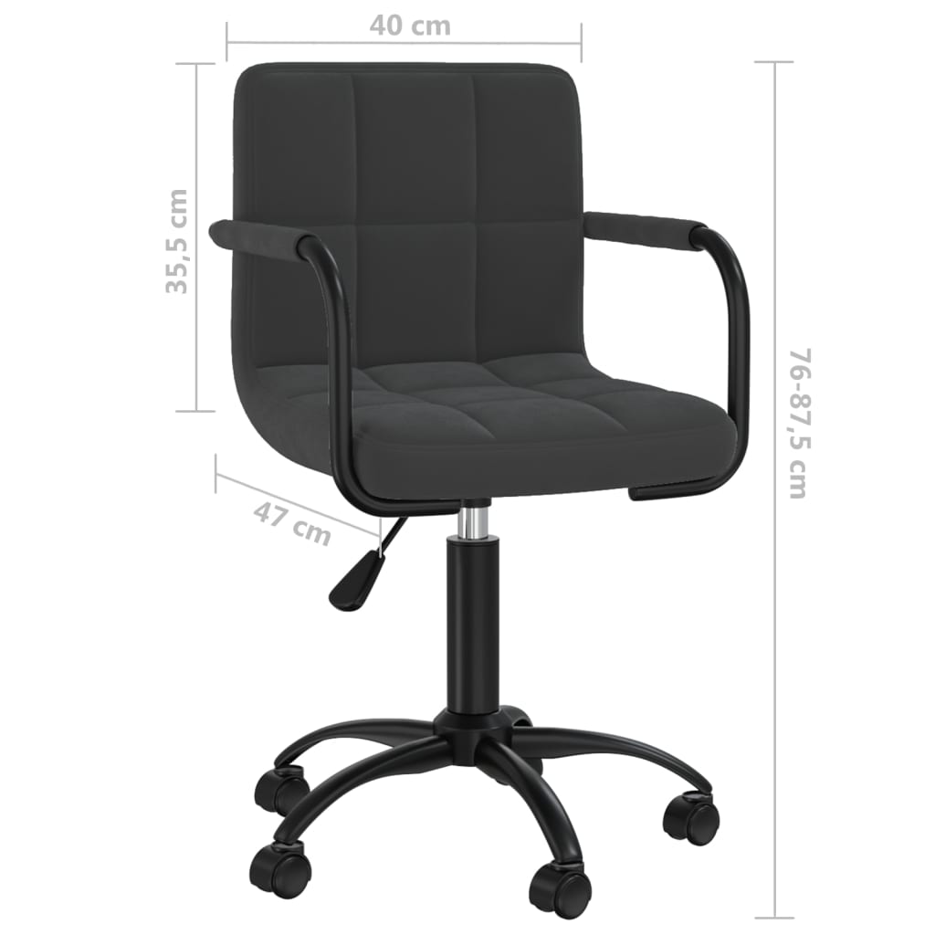 Swivel Office Chair Velvet
