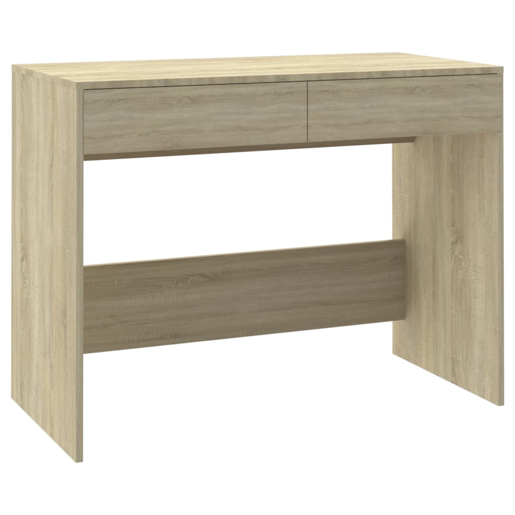 Bureau Chêne Sonoma 101x50x76,5 cm Bois d'ingénierie
