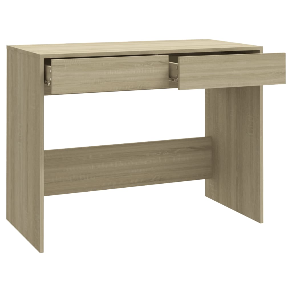 Bureau Chêne Sonoma 101x50x76,5 cm Bois d'ingénierie