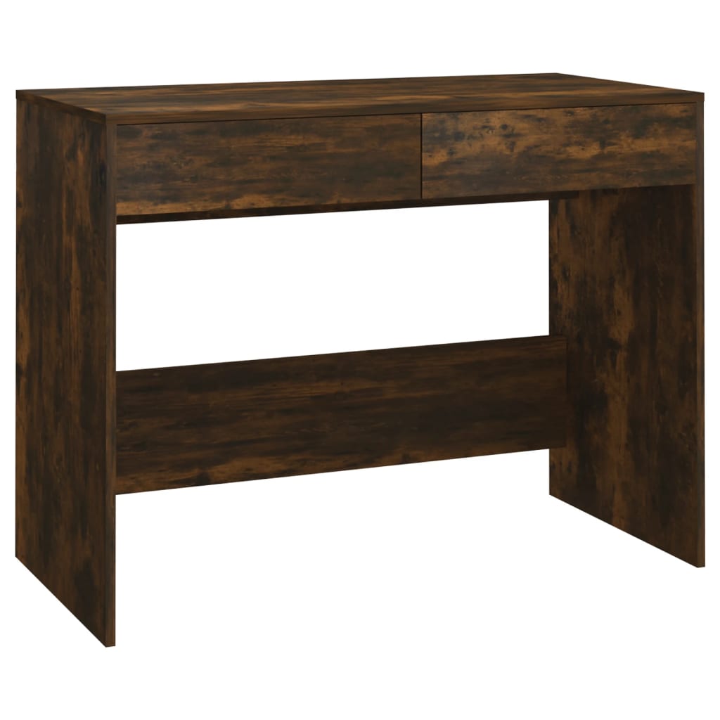 Bureau Chêne fumé 101x50x76,5 cm Bois composite