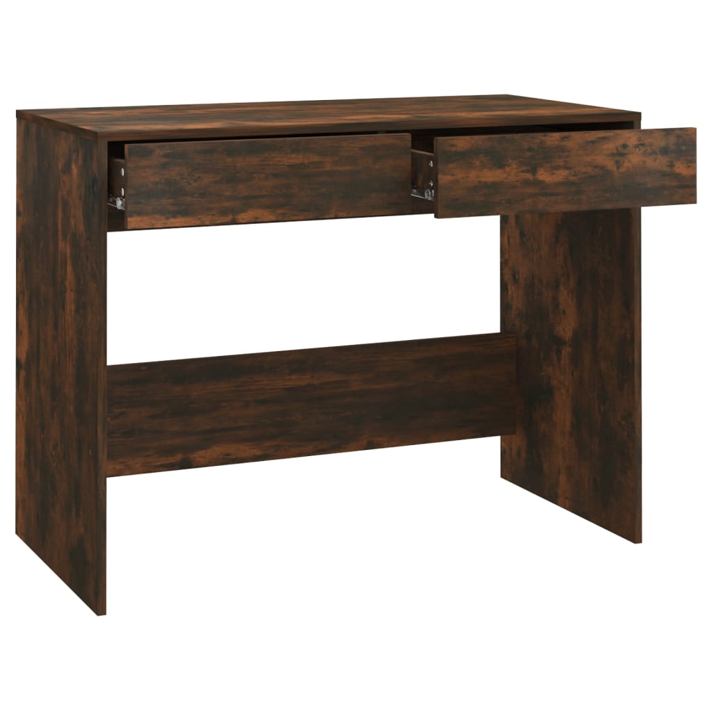 Bureau Chêne fumé 101x50x76,5 cm Bois composite