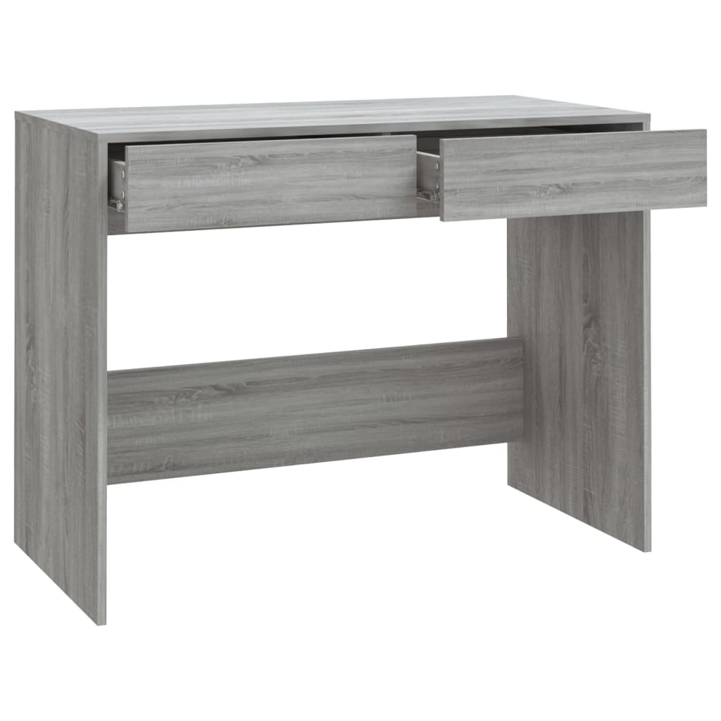 Bureau Gris Sonoma 101x50x76,5 cm Bois composite