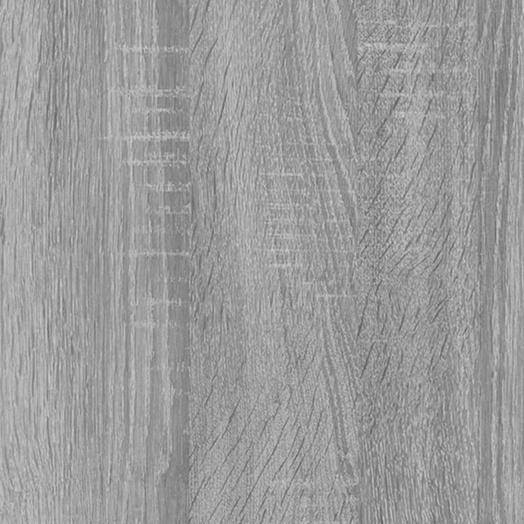 Escritorio de esquina de madera de ingeniería Sonoma gris
