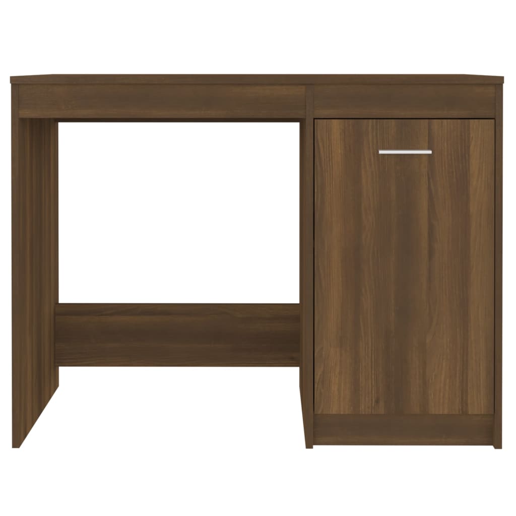 Bureau Chêne Brun 100x50x76 cm Bois Contrecollé