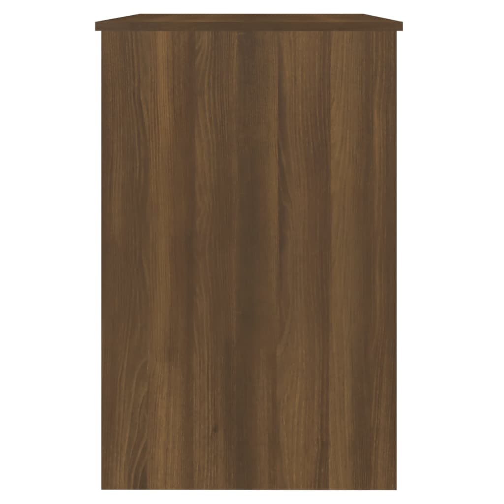 Bureau Chêne Brun 100x50x76 cm Bois Contrecollé