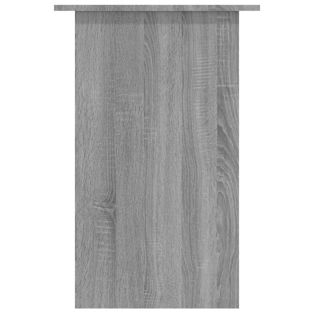 Bureau Gris Sonoma 90x50x74 cm Bois d'ingénierie