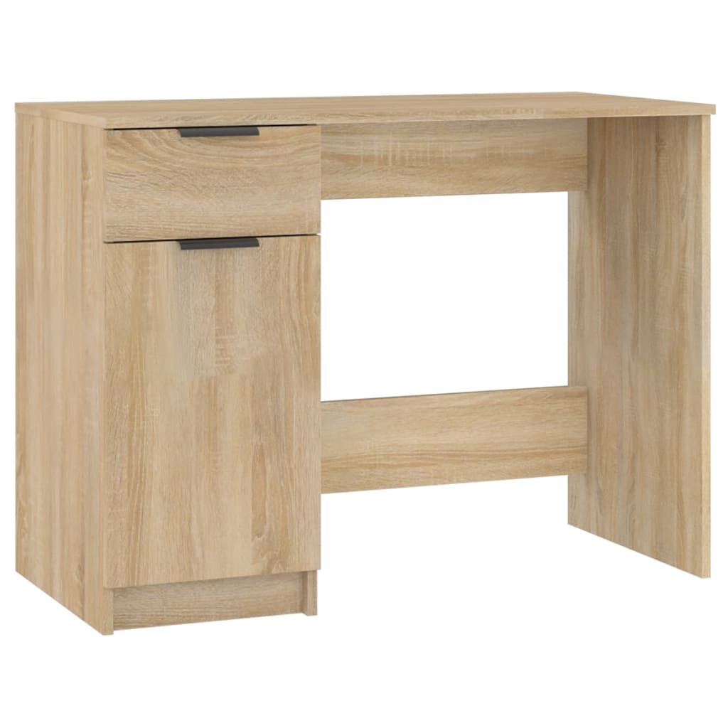 Escritorio Roble Sonoma 100x50x75 cm Madera Ingeniosa