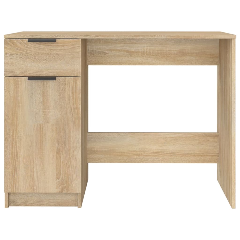 Escritorio Roble Sonoma 100x50x75 cm Madera Ingeniosa