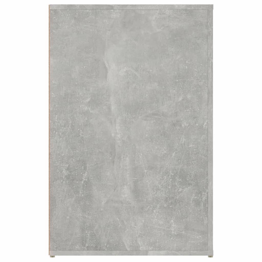 Bureau Béton Gris 100x49x75 cm Bois Contrecollé