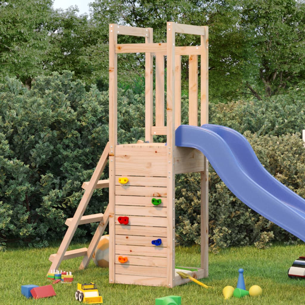 Aire de jeux extérieure 53x46,5x169 cm Bois massif Pin