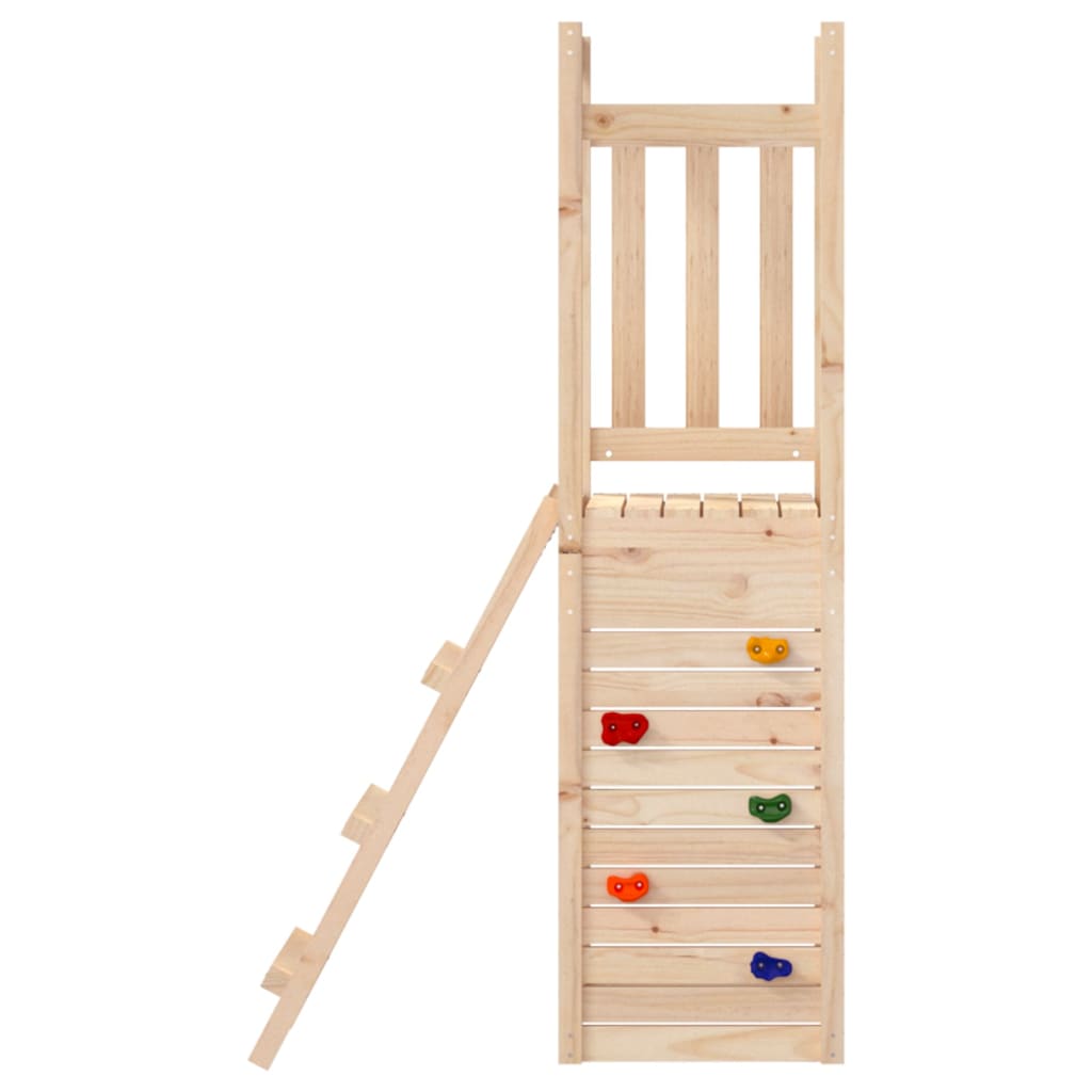 Aire de jeux extérieure 53x46,5x169 cm Bois massif Pin