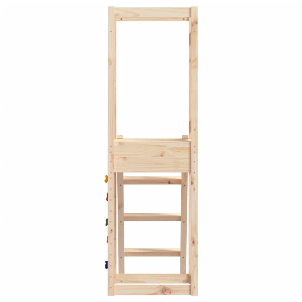 Aire de jeux extérieure 53x46,5x169 cm Bois massif Pin