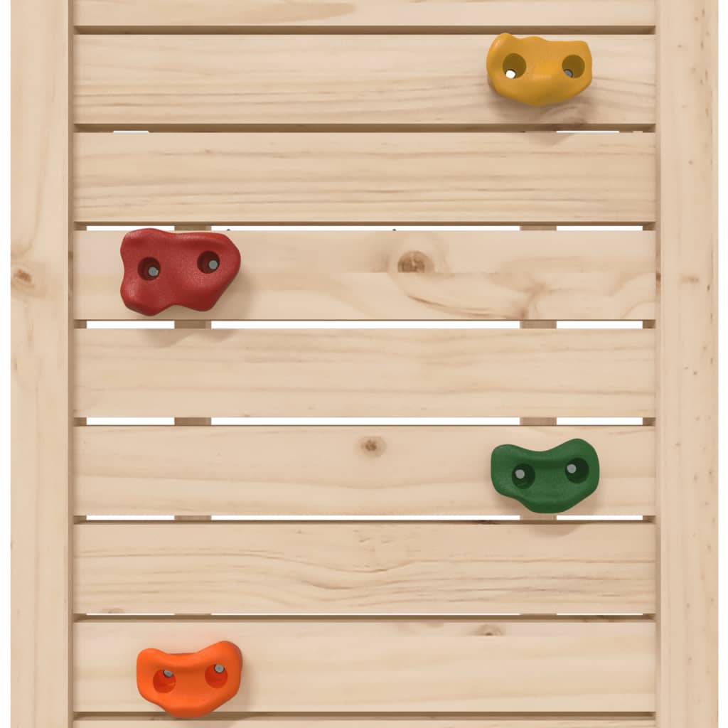Aire de jeux extérieure 53x46,5x169 cm Bois massif Pin