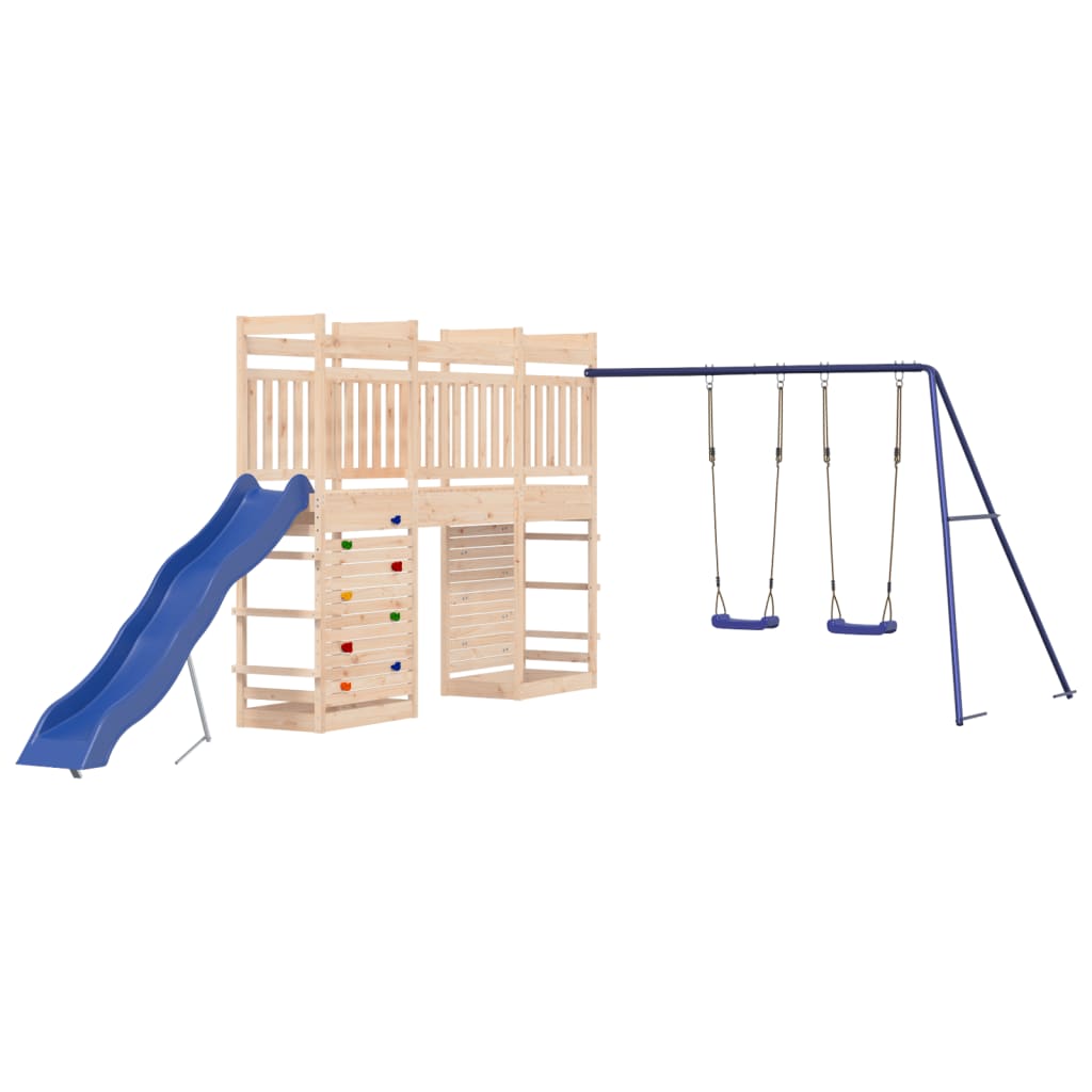 Aire de jeux extérieure en bois de pin massif