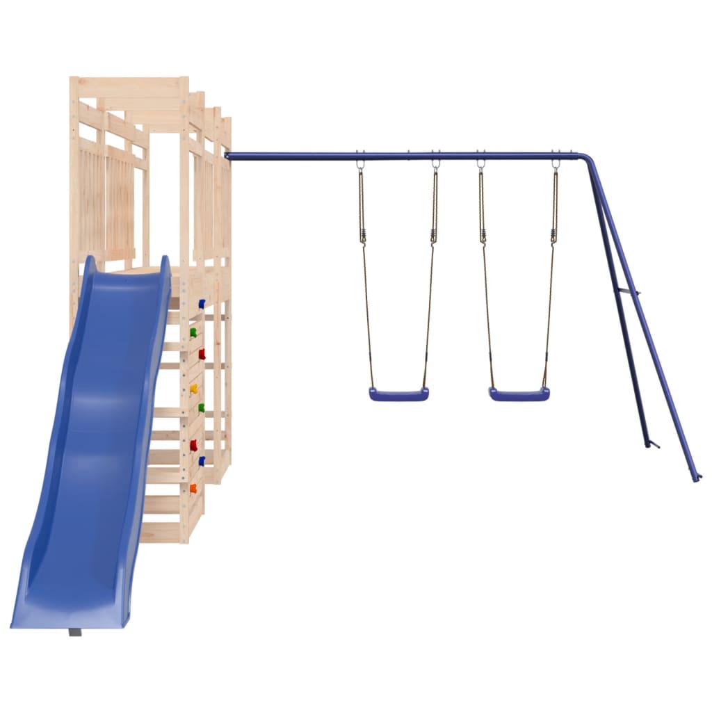 Aire de jeux extérieure en bois de pin massif