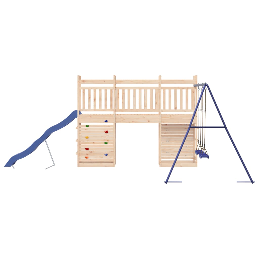 Aire de jeux extérieure en bois de pin massif