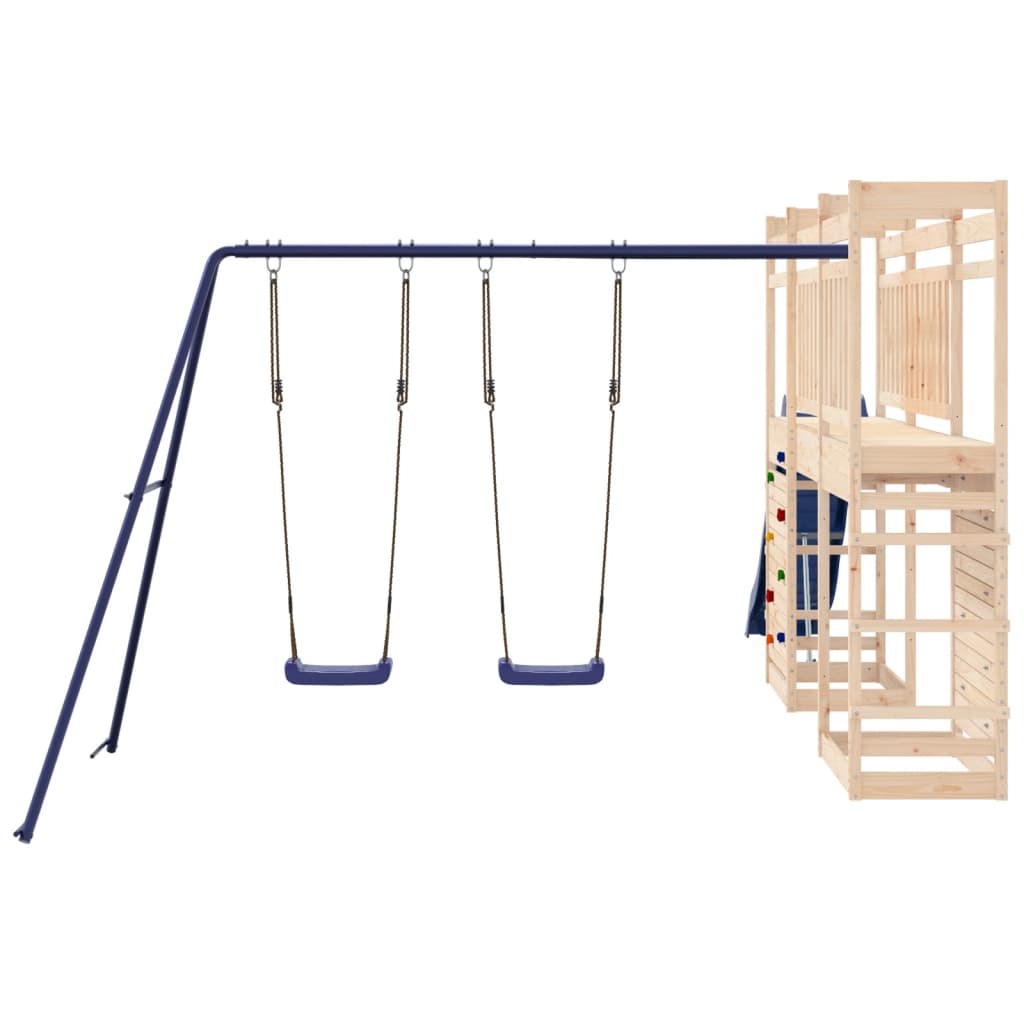 Aire de jeux extérieure en bois de pin massif