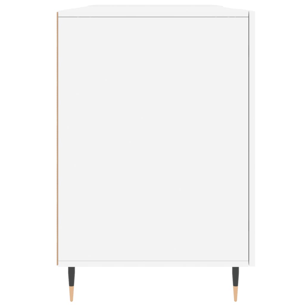 Bureau Blanc 140x50x75 cm Bois composite