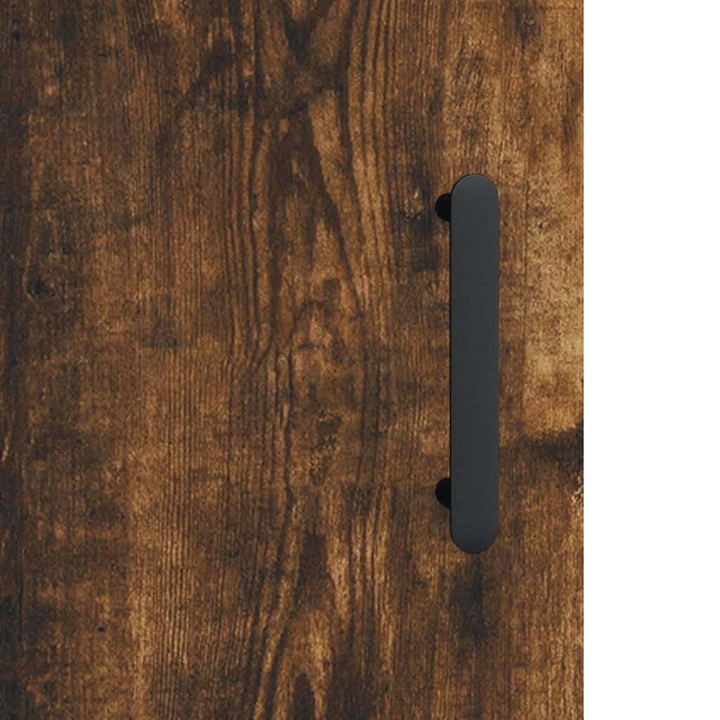 Bureau Chêne fumé 140x50x75 cm Bois composite