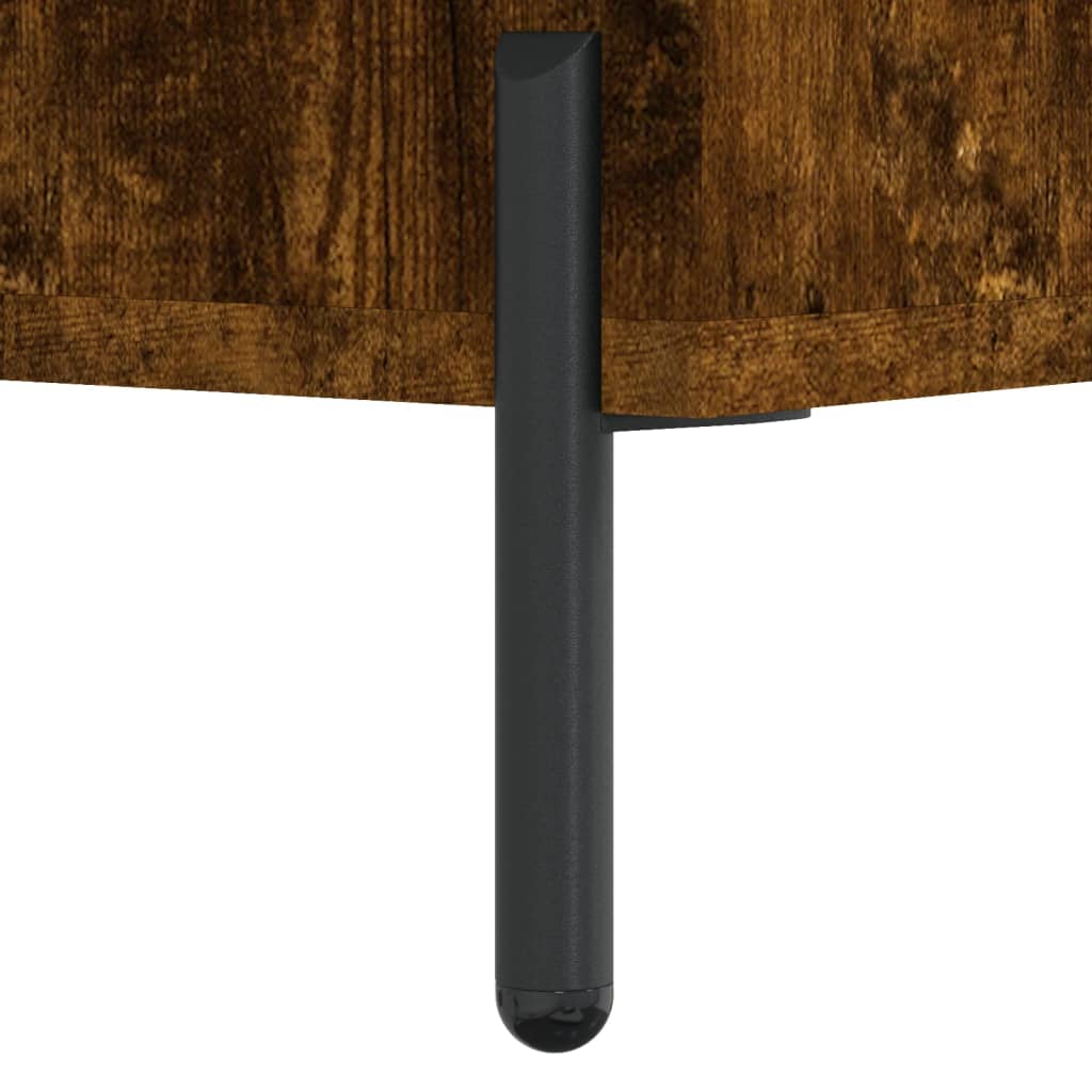 Bureau Chêne fumé 140x50x75 cm Bois composite