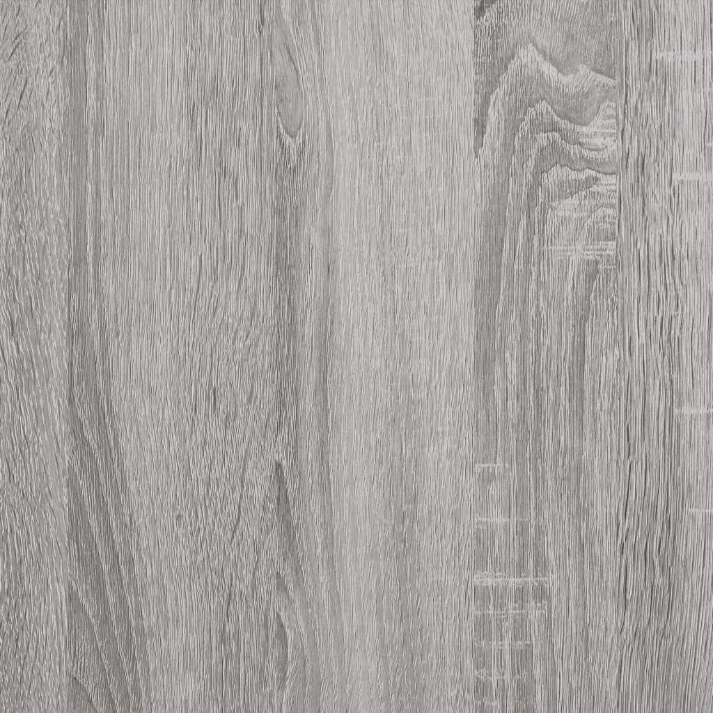 Desk Grey Sonoma 141x141x75 cm Engineered Wood