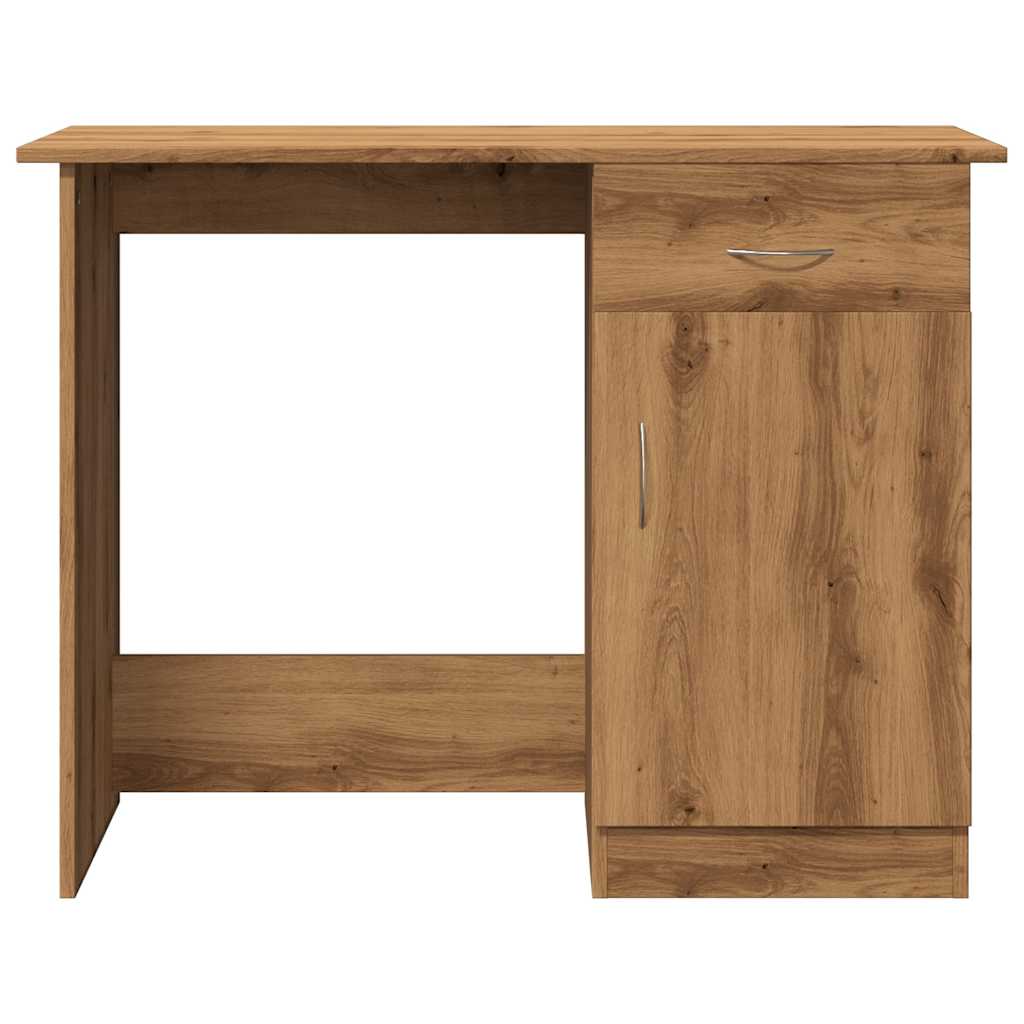 Bureau Artisan Chêne 100x50x76 cm Bois d'ingénierie