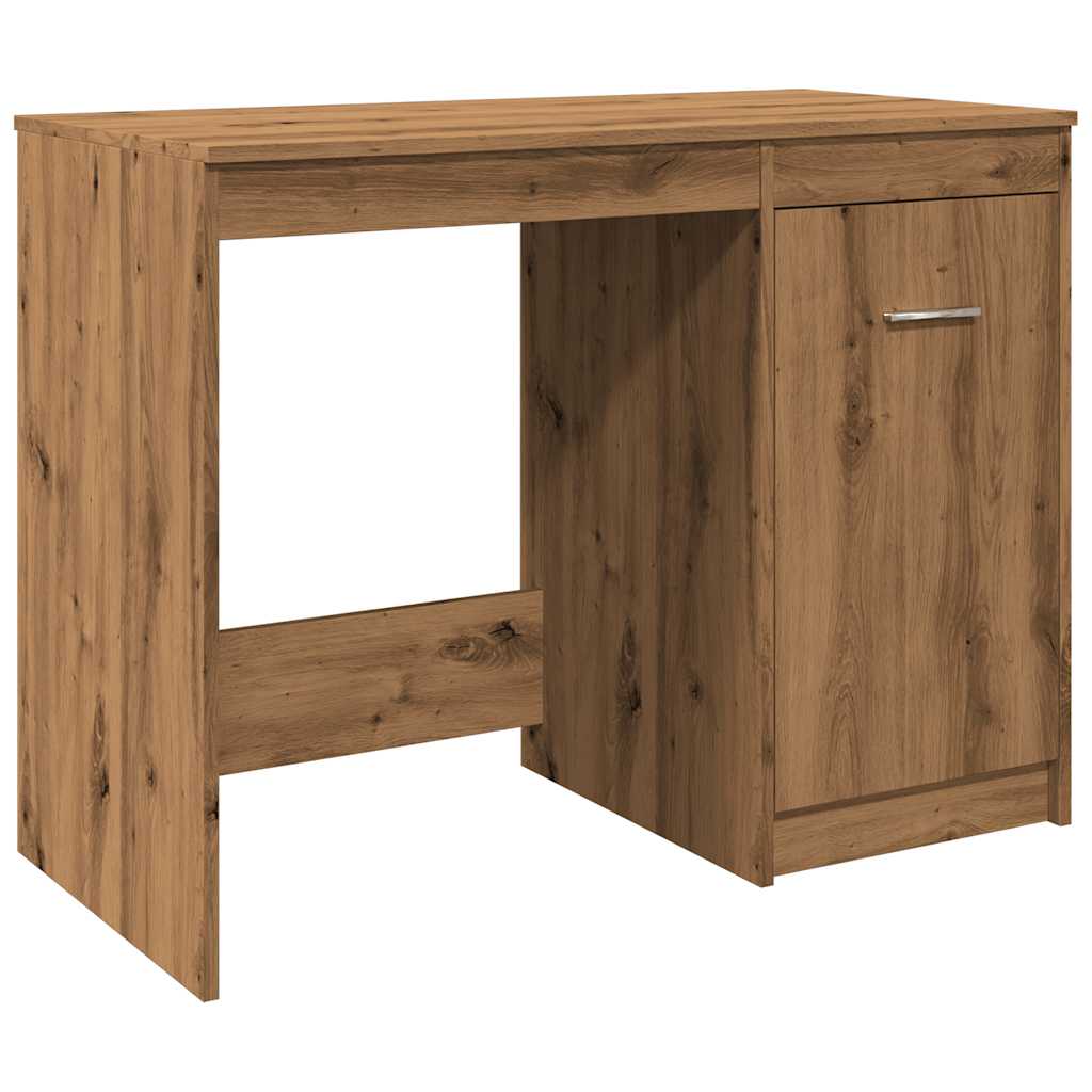 Bureau Artisan Chêne 100x50x76 cm Bois d'ingénierie