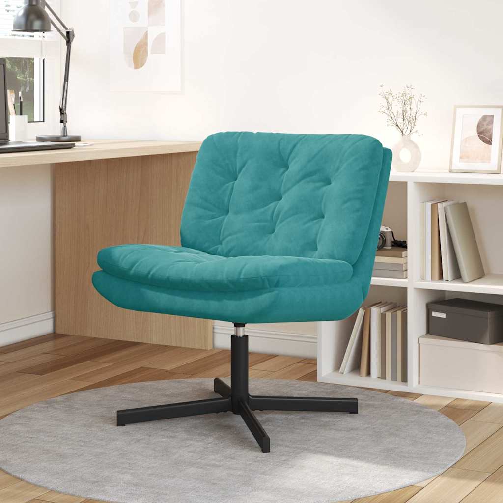 Swivel Relaxing Chair 63 X 75 X 76 Cm Velvet