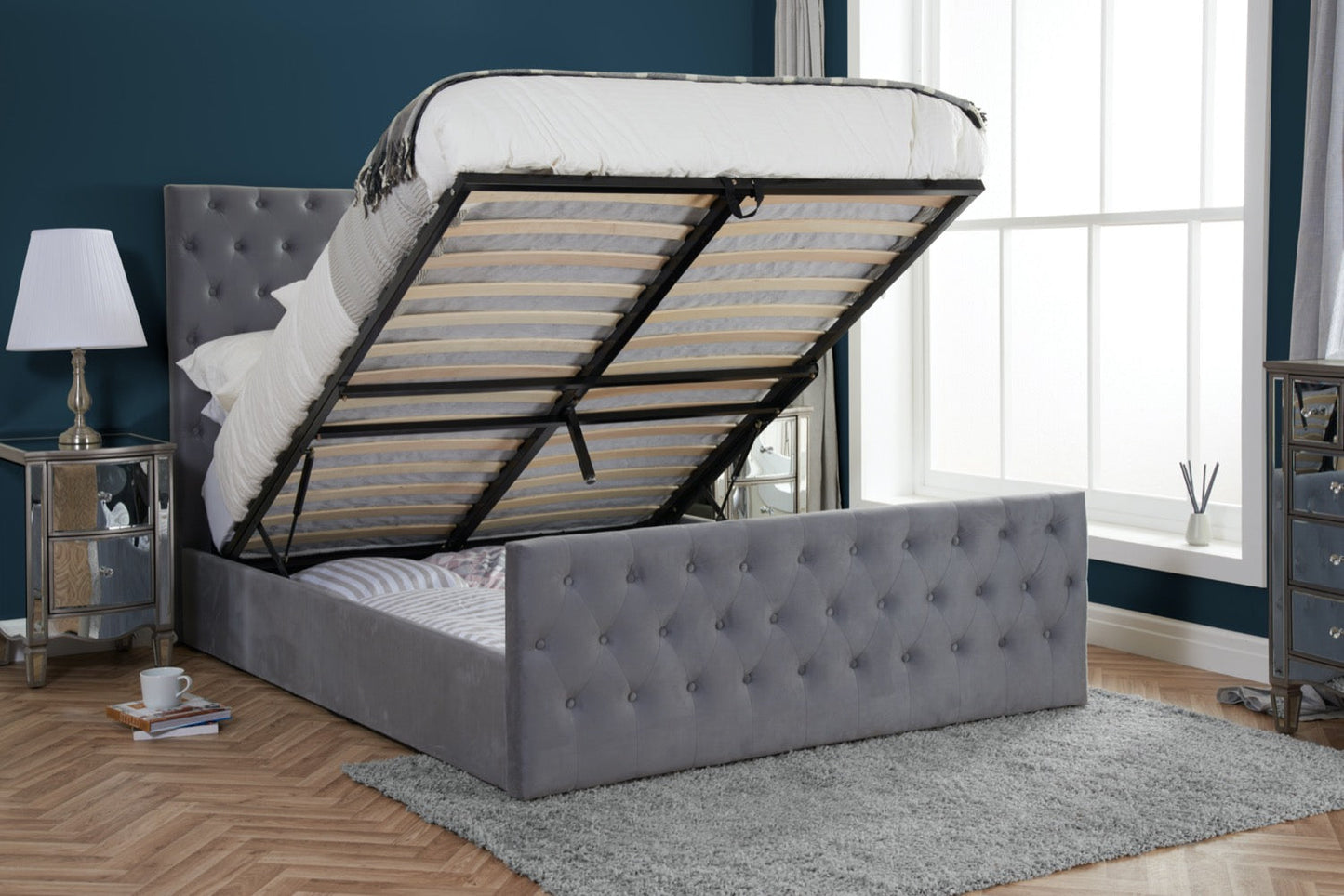 Marquis Double Ottoman Bed