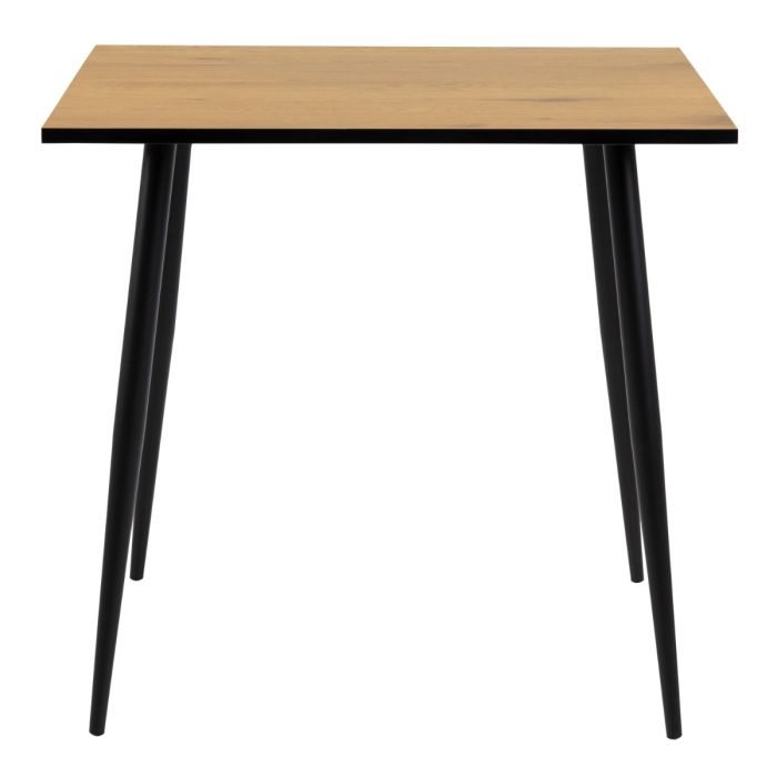 KFP HOME | Colección Everyday - Mesa de comedor en Efecto Roble y Negro 4 plazas