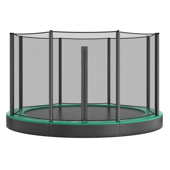 14ft Akrobat Orbit Flat Round Trampoline