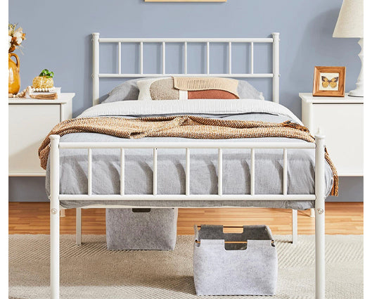 KFP HOME | Everyday Collection - 3ft single metal bed in modern design