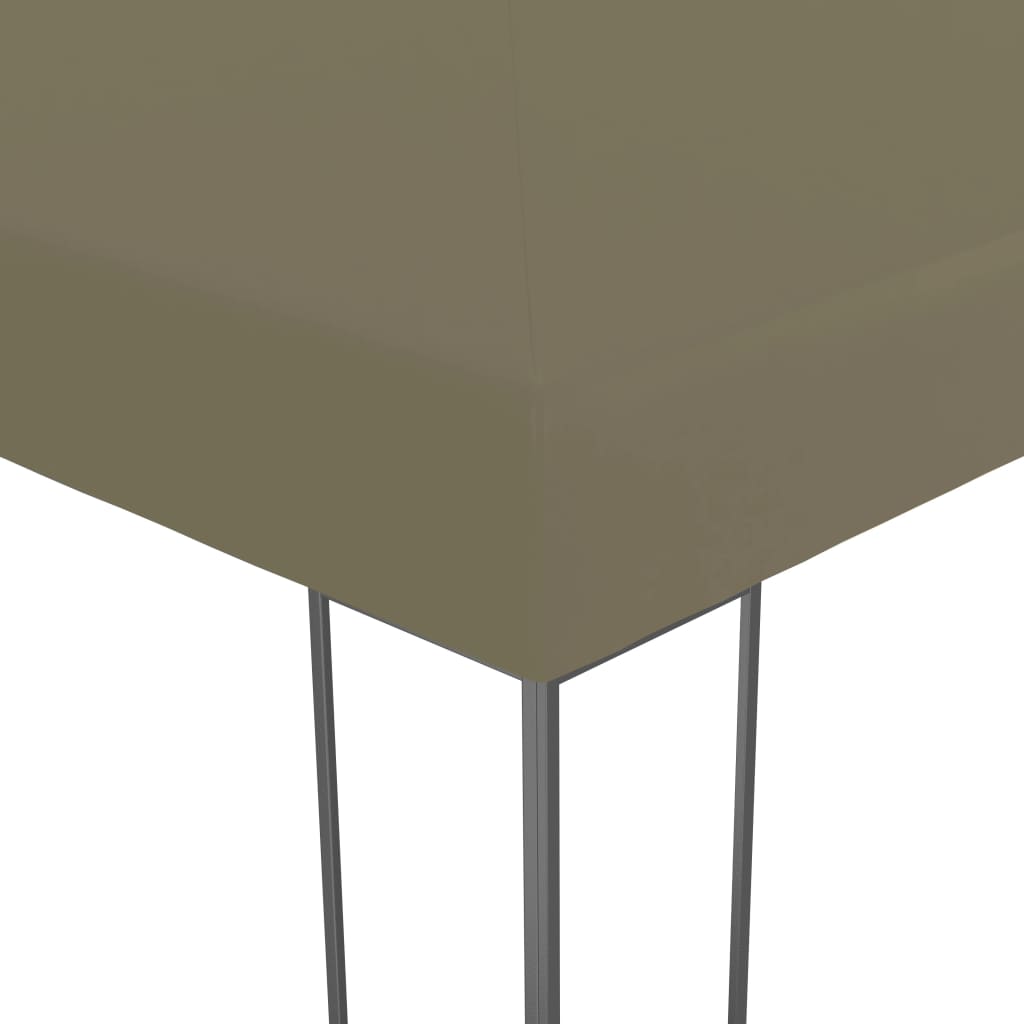 Moderna Gazebo with Roof 3x4 m Taupe
